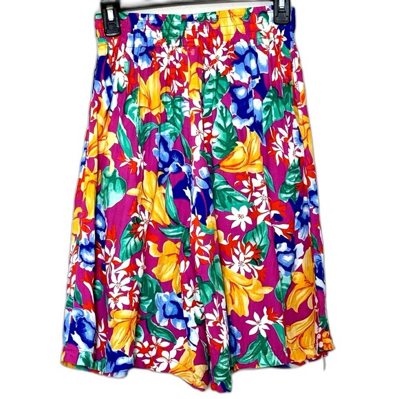 Vintage COUNTERPARS Bermuda Skort Made in USA Sz S Skorts 90s - Picture 2 of 7